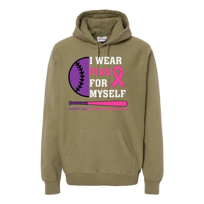 Domestic Violence & Cancer Awareness Premium Hoodie