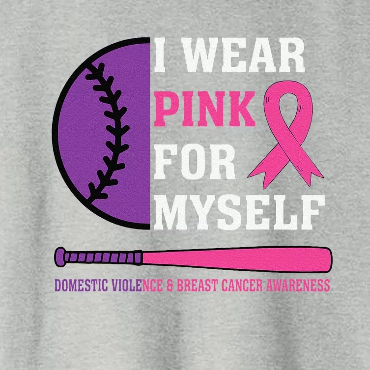 Domestic Violence & Cancer Awareness Women's Crop Top Tee