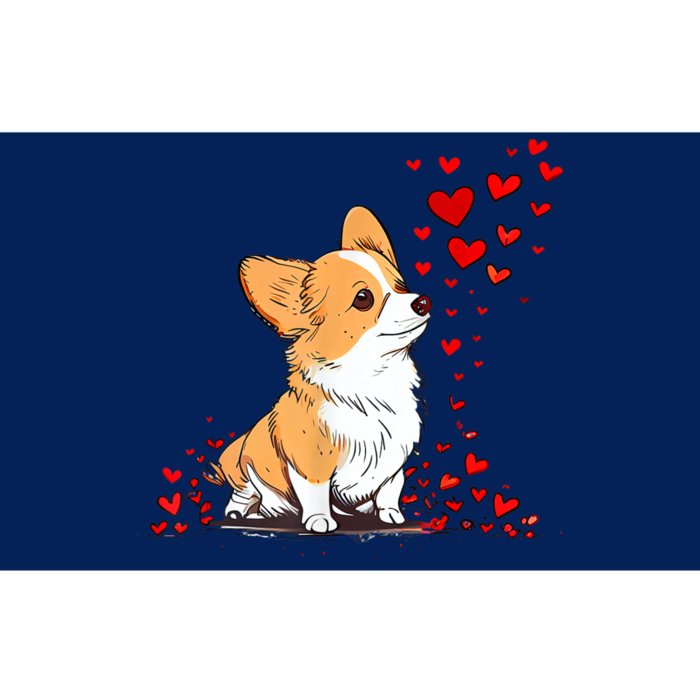 Dog Valentine Cute Corgi ValentineS Day Bumper Sticker