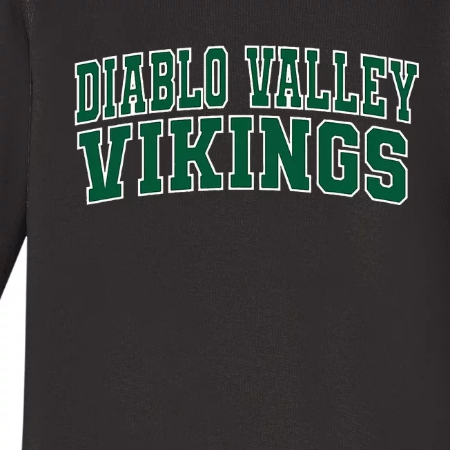 Diablo Valley College Vikings Baby Long Sleeve Bodysuit