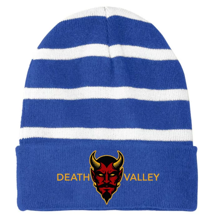 Death Valley Devils Basic Striped Beanie with Solid Band