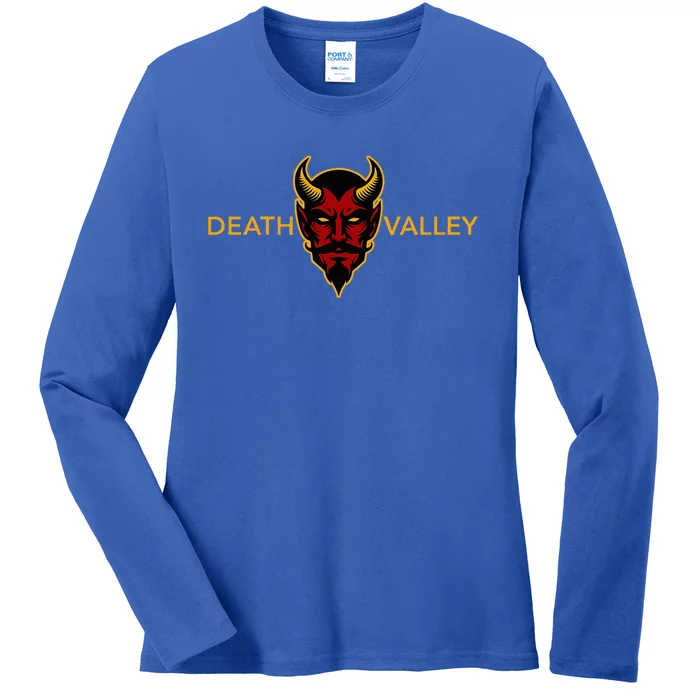 Death Valley Devils Basic Ladies Long Sleeve Shirt