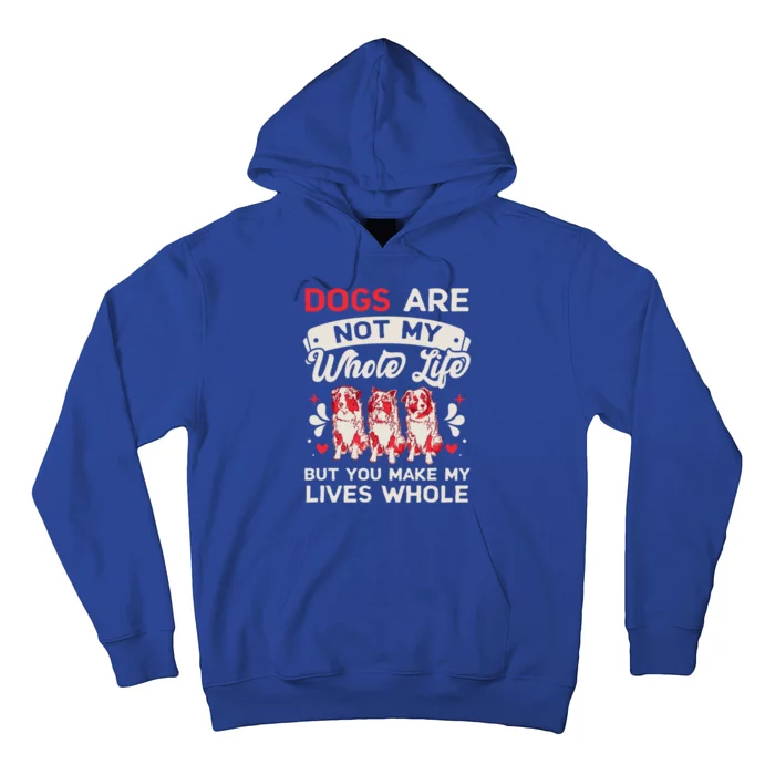 Dog Valentine Doggy Paw Valentine's Day Dog Lover Cool Gift Hoodie