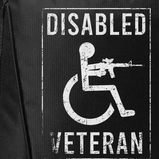 Disabled Veteran Dad Grandpa Veteran Disabled But Deadly City Backpack