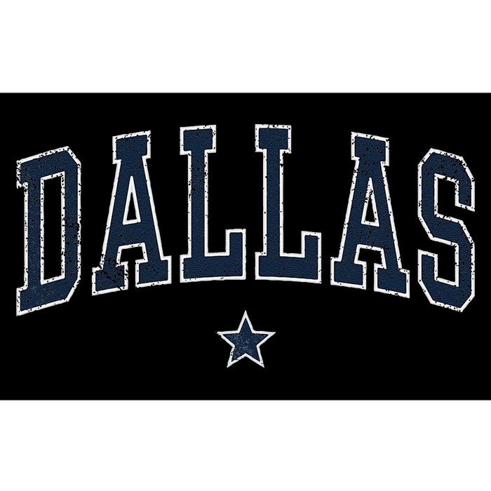 Dallas Vintage Distressed Arched Bumper Sticker