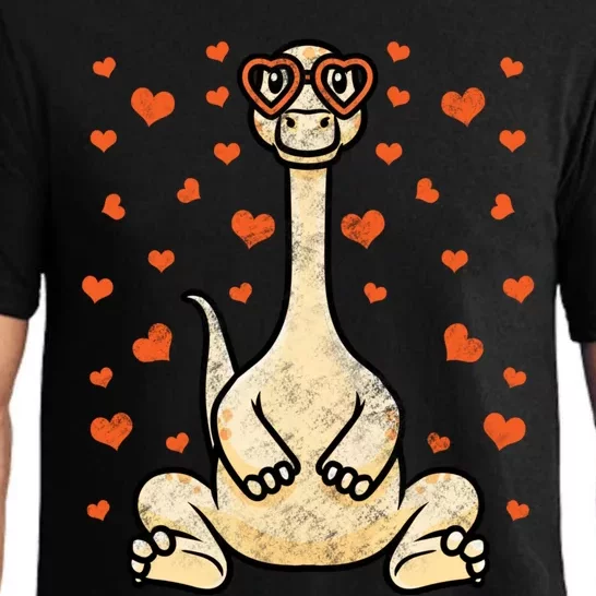 Dinosaur Valentine's Day Heart Gift Pajama Set