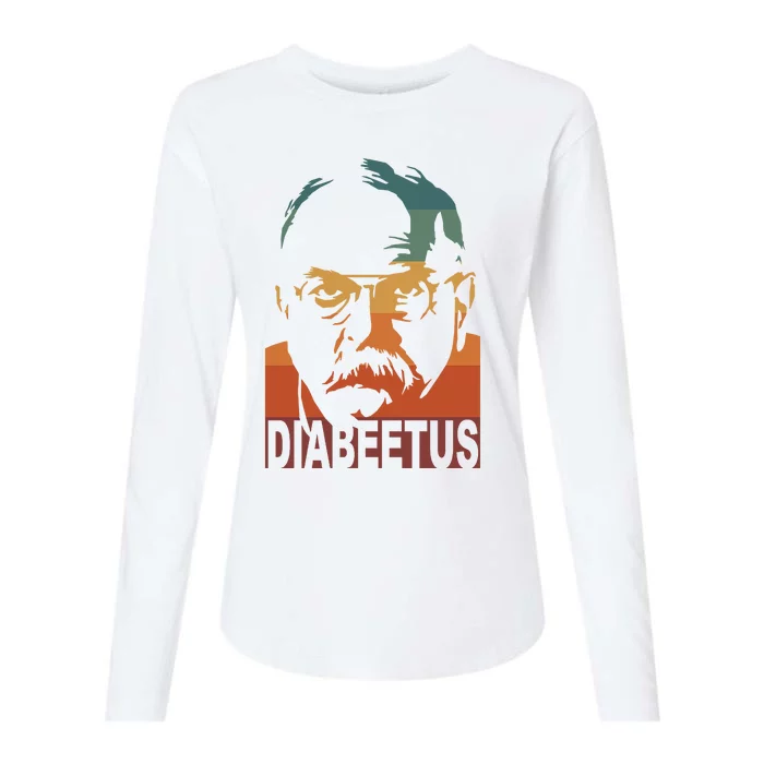 Diabeetus Vintage Womens Cotton Relaxed Long Sleeve T-Shirt