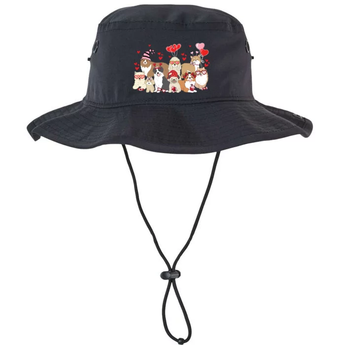 Dog Valentine Day Legacy Cool Fit Booney Bucket Hat