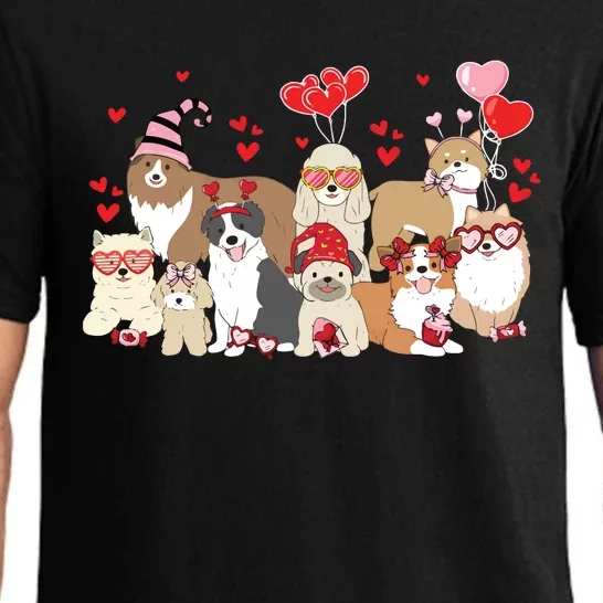 Dog Valentine Day Pajama Set