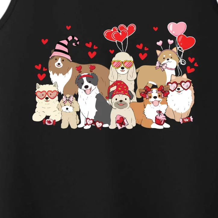 Dog Valentine Day Performance Tank