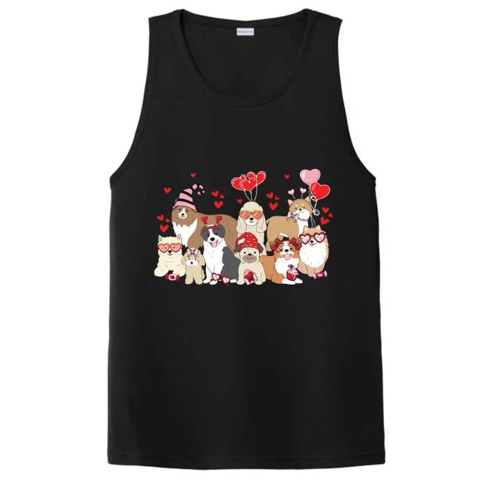 Dog Valentine Day Performance Tank