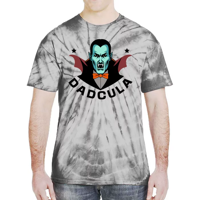 Dadcula Vampire Dad Daddy Father Halloween Gift Tie-Dye T-Shirt