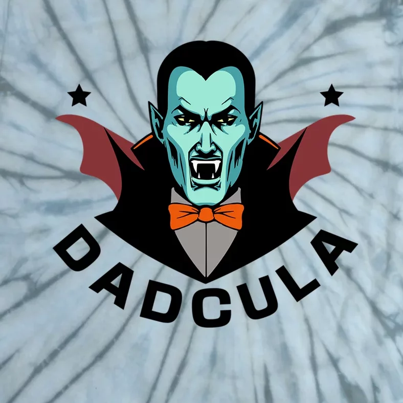 Dadcula Vampire Dad Daddy Father Halloween Gift Tie-Dye T-Shirt