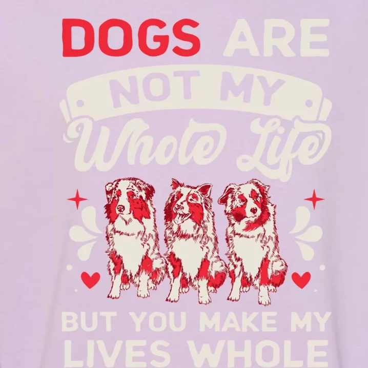 Dog Valentine Doggy Paw Valentine's Day Dog Lover Cute Gift Garment-Dyed Sweatshirt