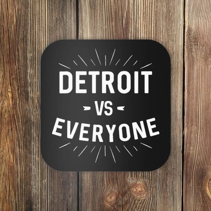 Detroit Vs Everyone Coaster