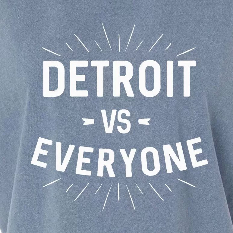 Detroit Vs Everyone Garment-Dyed Women's Muscle Tee