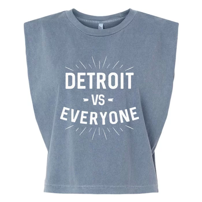 Detroit Vs Everyone Garment-Dyed Women's Muscle Tee