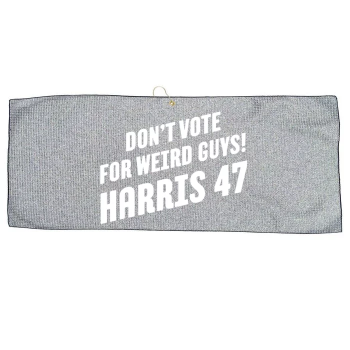 DonT Vote For Weird Guys! Harris 47 Large Microfiber Waffle Golf Towel