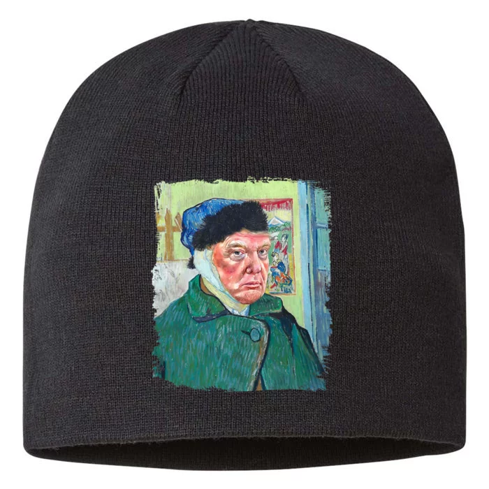 Donald Van Gogh Trump 8 1/2in Sustainable Knit Beanie