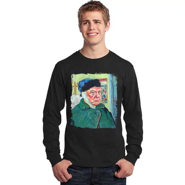 Donald Van Gogh Trump Tall Long Sleeve T-Shirt