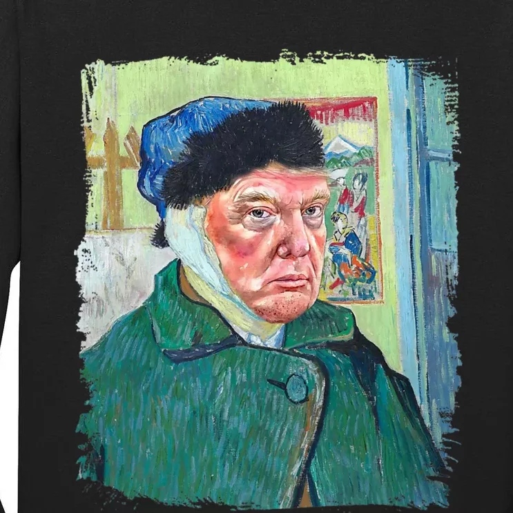 Donald Van Gogh Trump Tall Long Sleeve T-Shirt