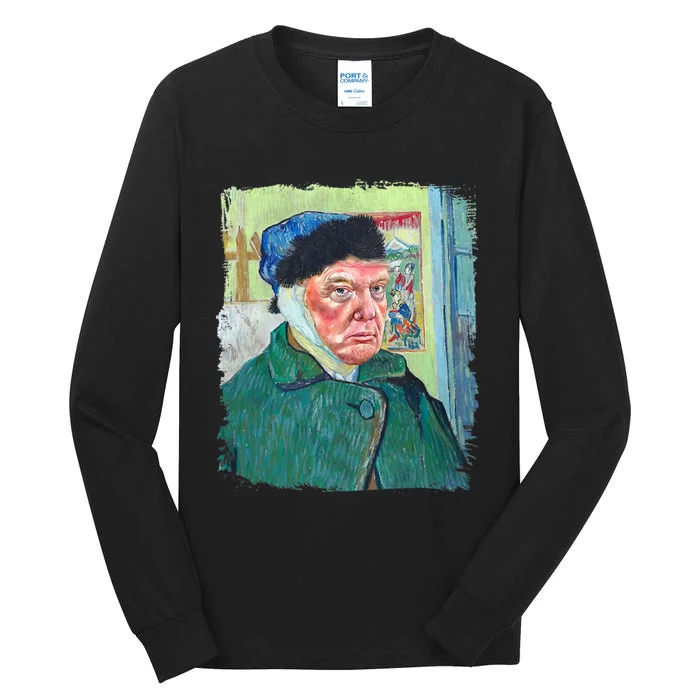 Donald Van Gogh Trump Tall Long Sleeve T-Shirt