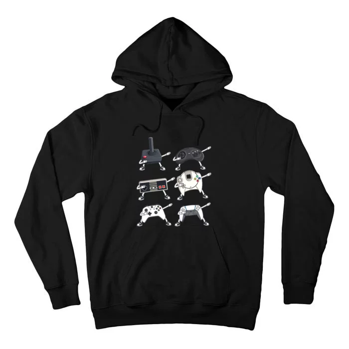 Dabbing Video Game Controllers Funny Boys Gamer Dab Tall Hoodie