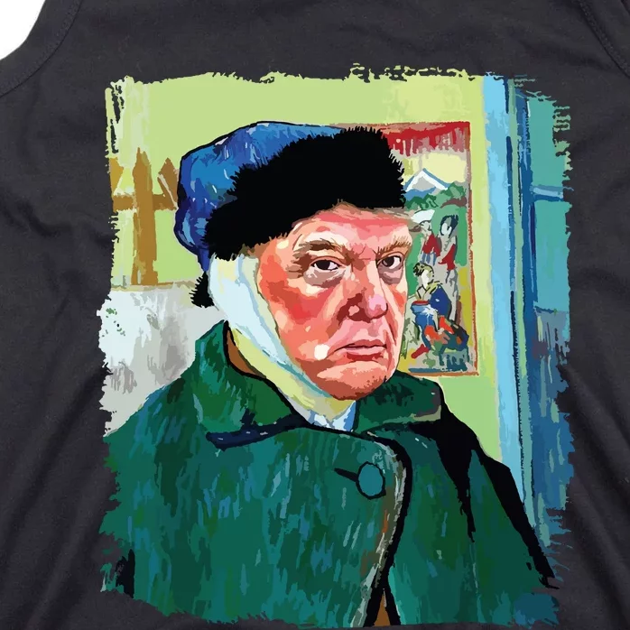 Donald Van Gogh Trump Tank Top