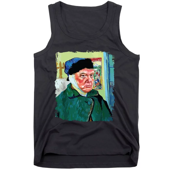 Donald Van Gogh Trump Tank Top