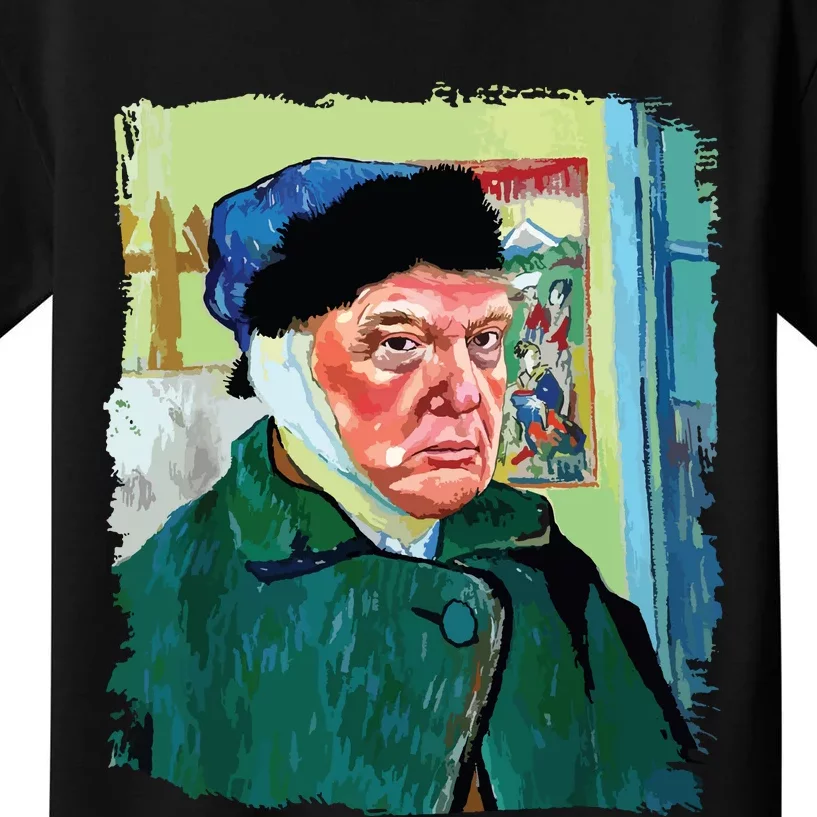 Donald Van Gogh Trump Kids T-Shirt