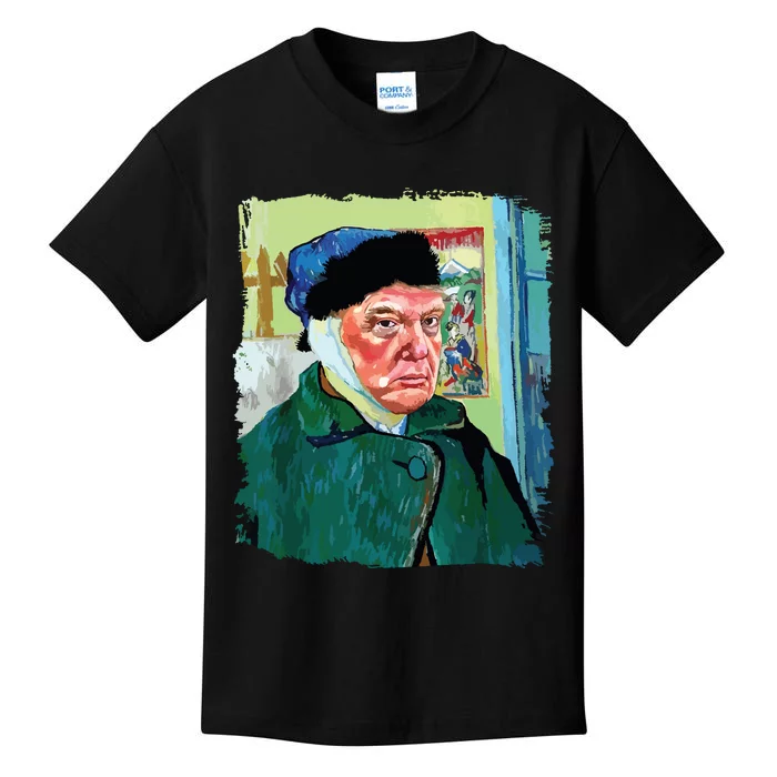 Donald Van Gogh Trump Kids T-Shirt