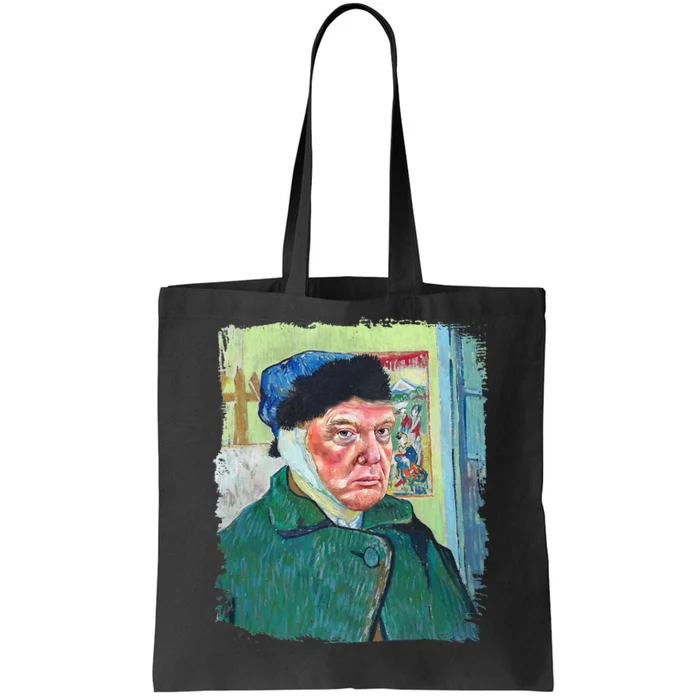 Donald Van Gogh Trump Tote Bag