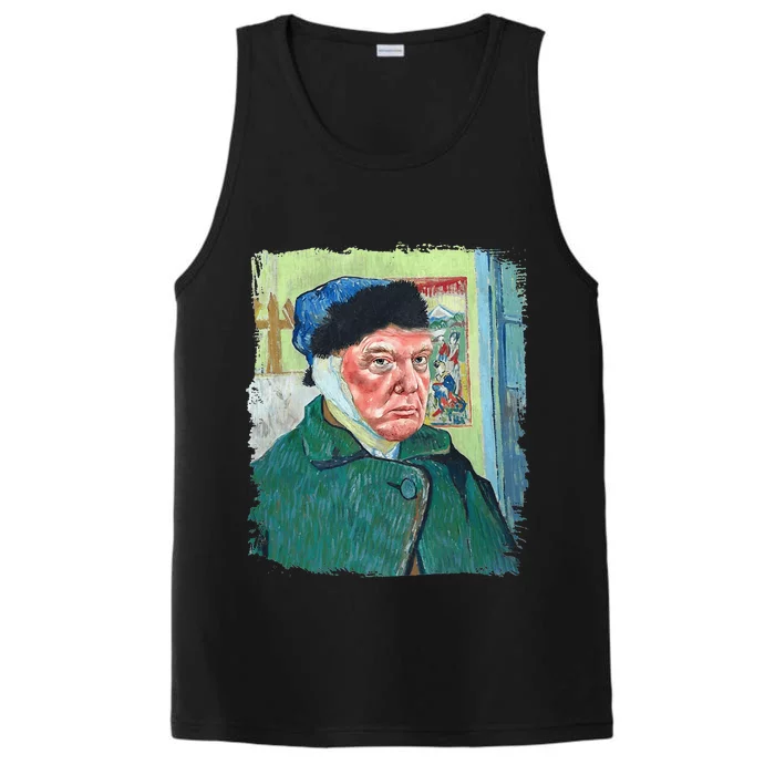 Donald Van Gogh Trump Performance Tank