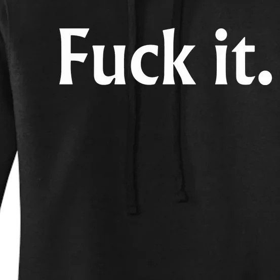 Dogedesigner Valentina Gomez Wearing Fuck It Women's Pullover Hoodie