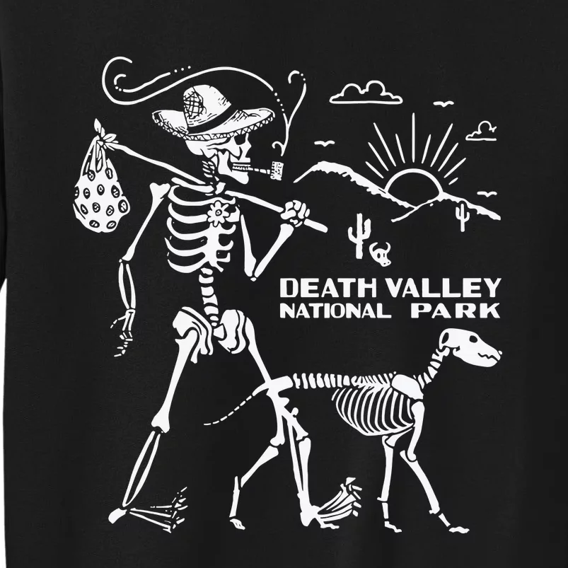 Death Valley Hiking Camping Joshua Tree Tall Sweatshirt