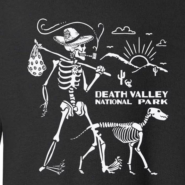 Death Valley Hiking Camping Joshua Tree Toddler Sweatshirt