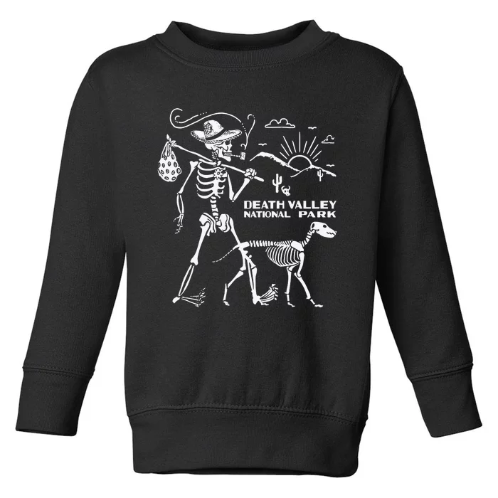 Death Valley Hiking Camping Joshua Tree Toddler Sweatshirt