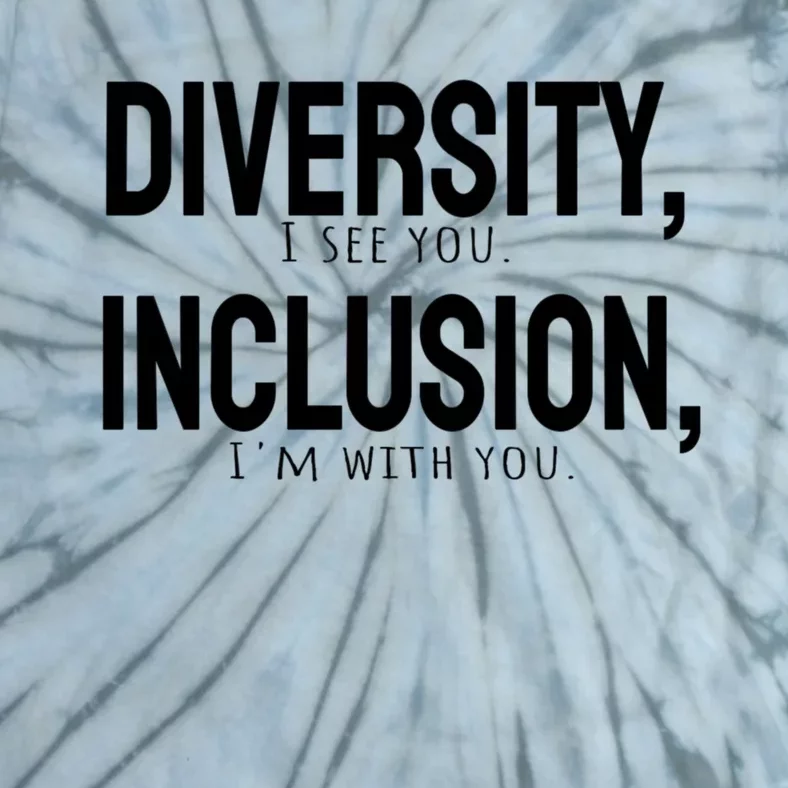 Diversity Vs Inclusion Tie-Dye T-Shirt