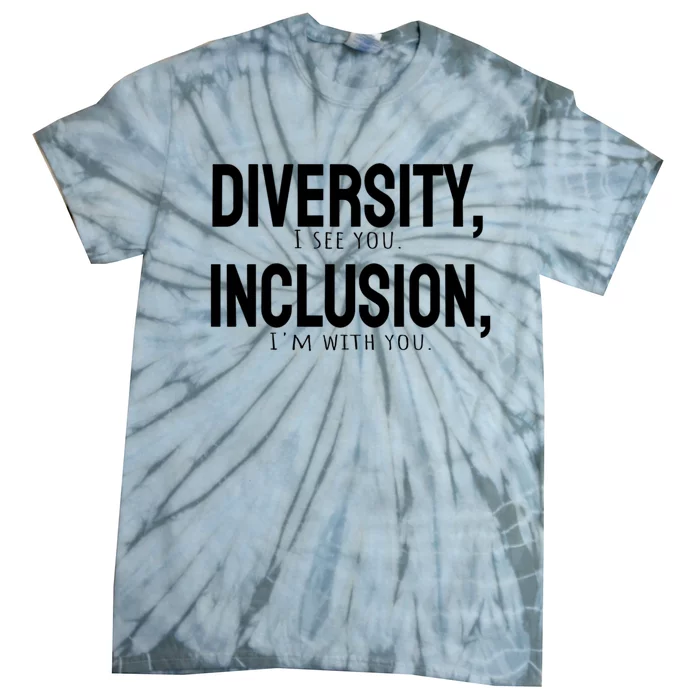 Diversity Vs Inclusion Tie-Dye T-Shirt