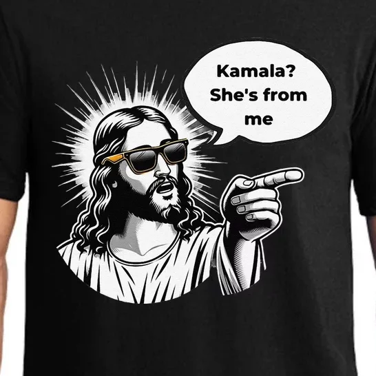 Divine Vote Jesus & Kamala Pajama Set