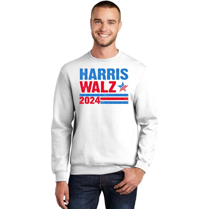 Distressed Vote Kamala Harris Tim Walz 2024 Election Sweatshirt