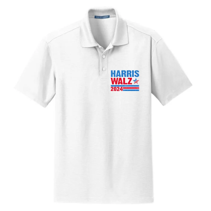 Distressed Vote Kamala Harris Tim Walz 2024 Election Dry Zone Grid Performance Polo