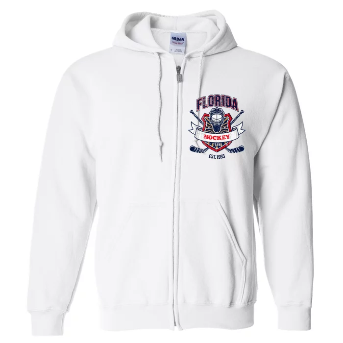 Distressed Vintage Look Panther Party Tailgate Full Zip Hoodie