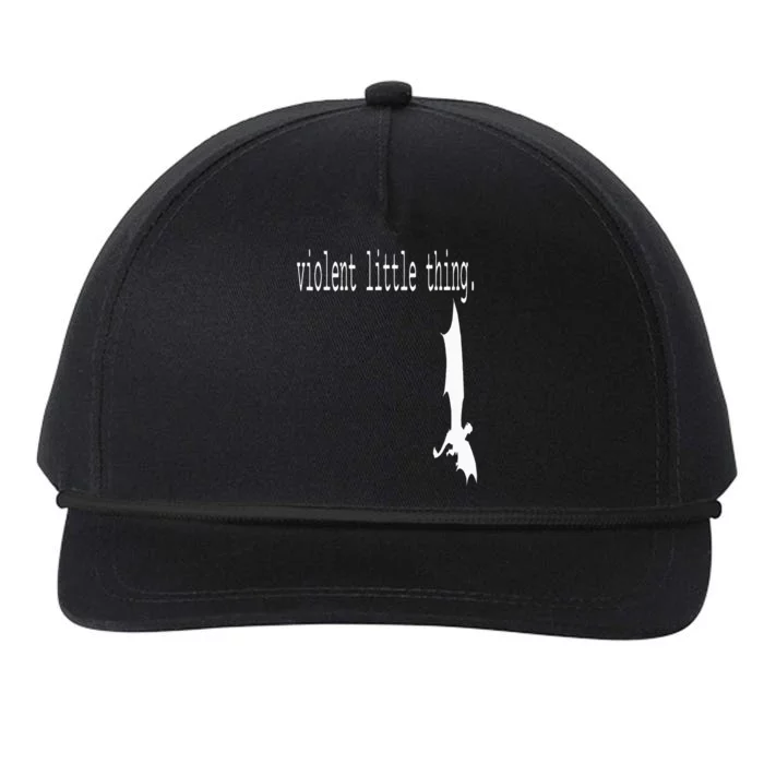 Dragon Violent Little Thing Snapback Five-Panel Rope Hat