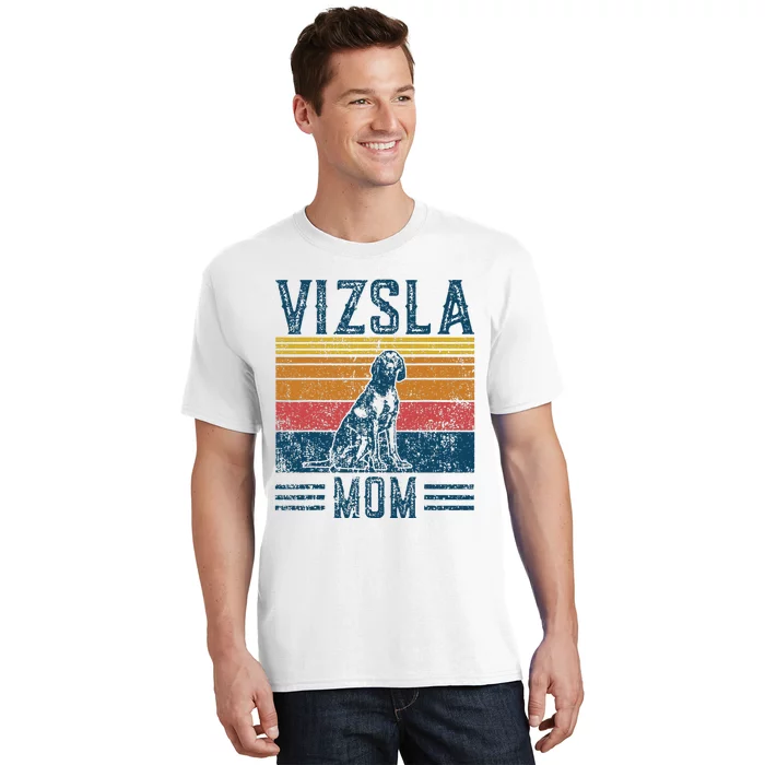 Dog Vizsla Mom Vintage Vizsla Mom T-Shirt