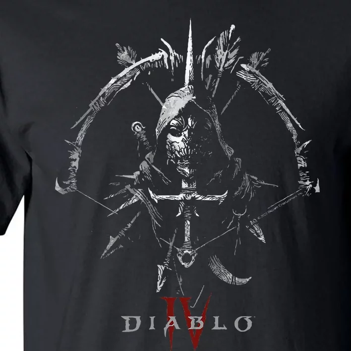 Diablo Vi Masked Rogue Icon Bow & Sword Tall T-Shirt