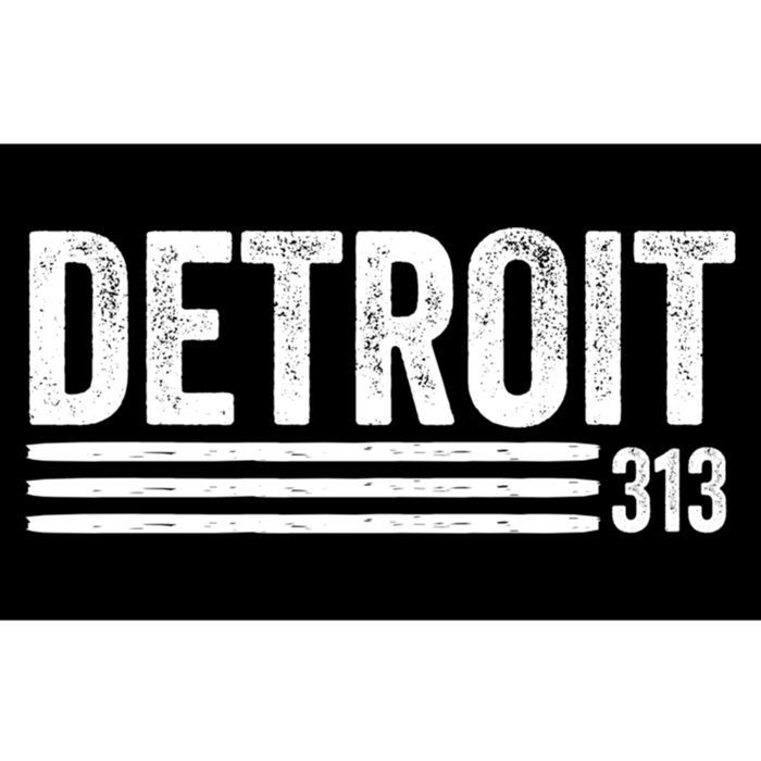 Detroit Vintage Men's Detroit 313 Apparel Gift Bumper Sticker