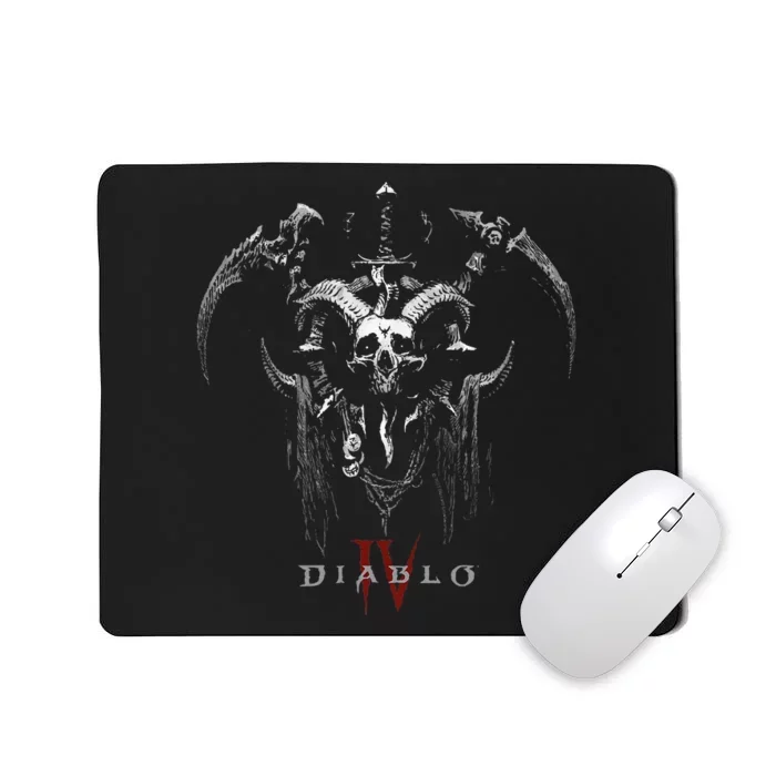 Diablo Vi Necromancer Icon Twohanded Scythes Mousepad