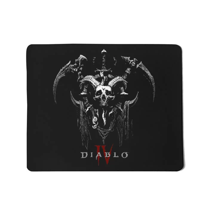 Diablo Vi Necromancer Icon Twohanded Scythes Mousepad