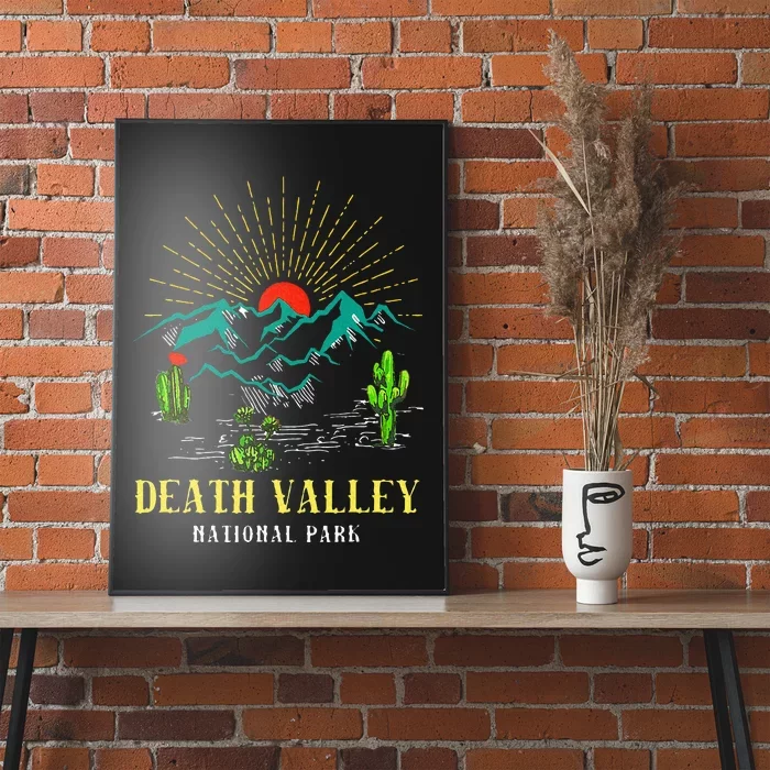 Death Valley National Park Desert California Nevada Tourist Poster